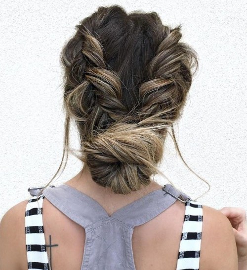 9-low-bun-with-two-braids-updo
